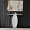 Kommode Ellittica aus melaminharzbeschichteten Holz, 100×30×81 cm von Hanah Home – Bild 1