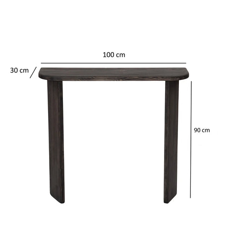 Kommode Ikigai aus Massivholz, 100×30×90 cm von Hanah Home – Bild 5
