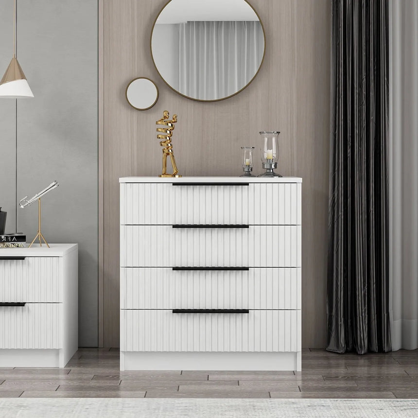 Kommode Kale aus melaminbeschichteten Holz, 72×42×77 cm von Hanah Home – Bild 1
