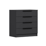 Kommode Kale aus melaminbeschichteten Holz in Anthrazit, 72×42×77 cm von Hanah Home – Bild 5