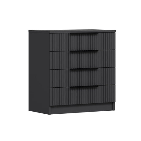 Kommode Kale aus melaminbeschichteten Holz in Anthrazit, 72×42×77 cm von Hanah Home – Bild 5