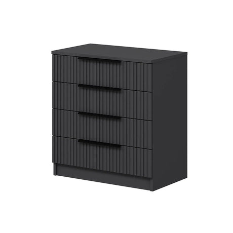 Kommode Kale aus melaminbeschichteten Holz in Anthrazit, 72×42×77 cm von Hanah Home – Bild 6