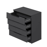 Kommode Kale aus melaminbeschichteten Holz in Anthrazit, 72×42×77 cm von Hanah Home – Bild 9