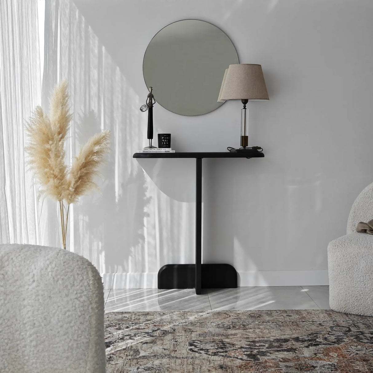 Kommode Pratico aus Massivholz, 85×25×80 cm von Hanah Home – Bild 3