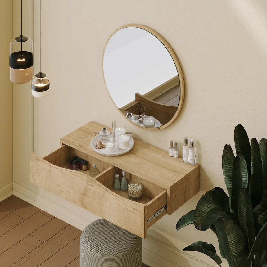 Kommode Princesse aus melaminharzbeschichteten Holz, 82×30×15 cm von Hanah Home – Bild 3