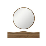 Kommode Princesse aus melaminharzbeschichteten Holz in Walnuss, 82×30×15 cm von Hanah Home – Bild 5