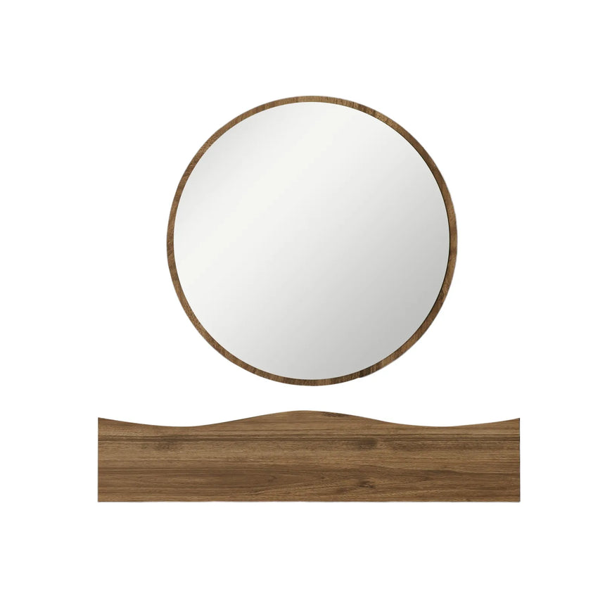 Kommode Princesse aus melaminharzbeschichteten Holz in Walnuss, 82×30×15 cm von Hanah Home – Bild 5