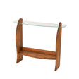 Kommode Surf aus Kiefernholz und gehärtetem Glas, 106×30×90 cm von Hanah Home – Bild 6
