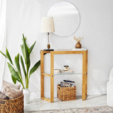 Kommode Trapezoid aus massivem Kiefernholz, 85×31×85 cm von Hanah Home – Bild 5