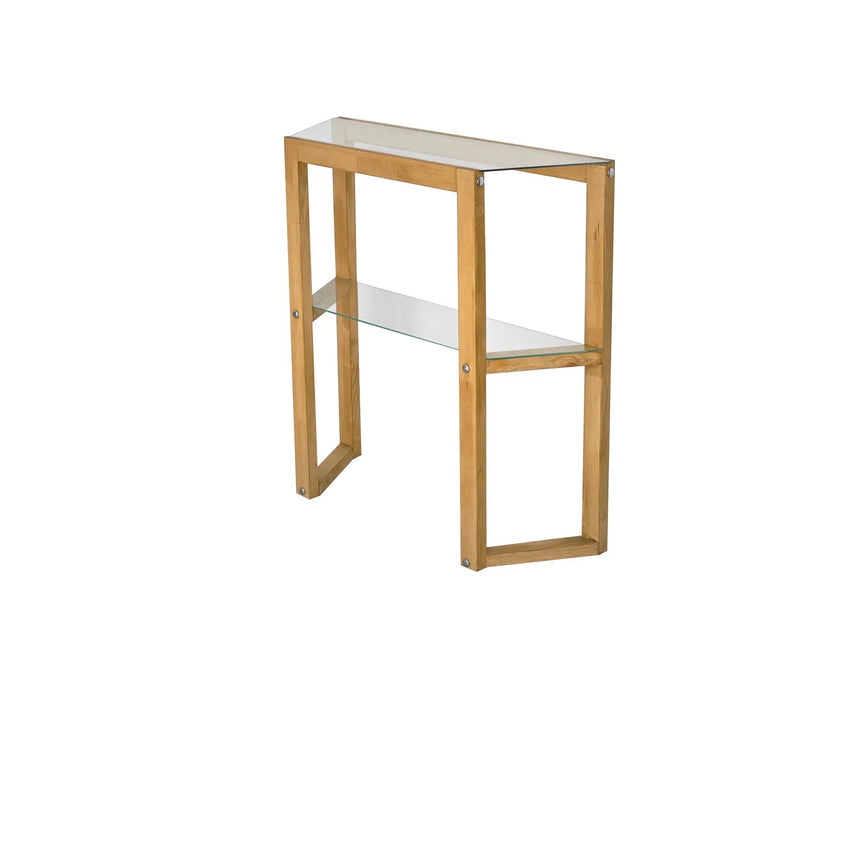 Kommode Trapezoid aus massivem Kiefernholz, 85×31×85 cm von Hanah Home – Bild 9
