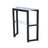Kommode Trapezoid aus massivem Kiefernholz in Anthrazit, 85×31×85 cm von Hanah Home – Bild 9
