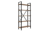 Regale Elysian aus melaminbeschichteten Holz und Metall, 90x33,5x180 cm von Hanah Home – Bild 5