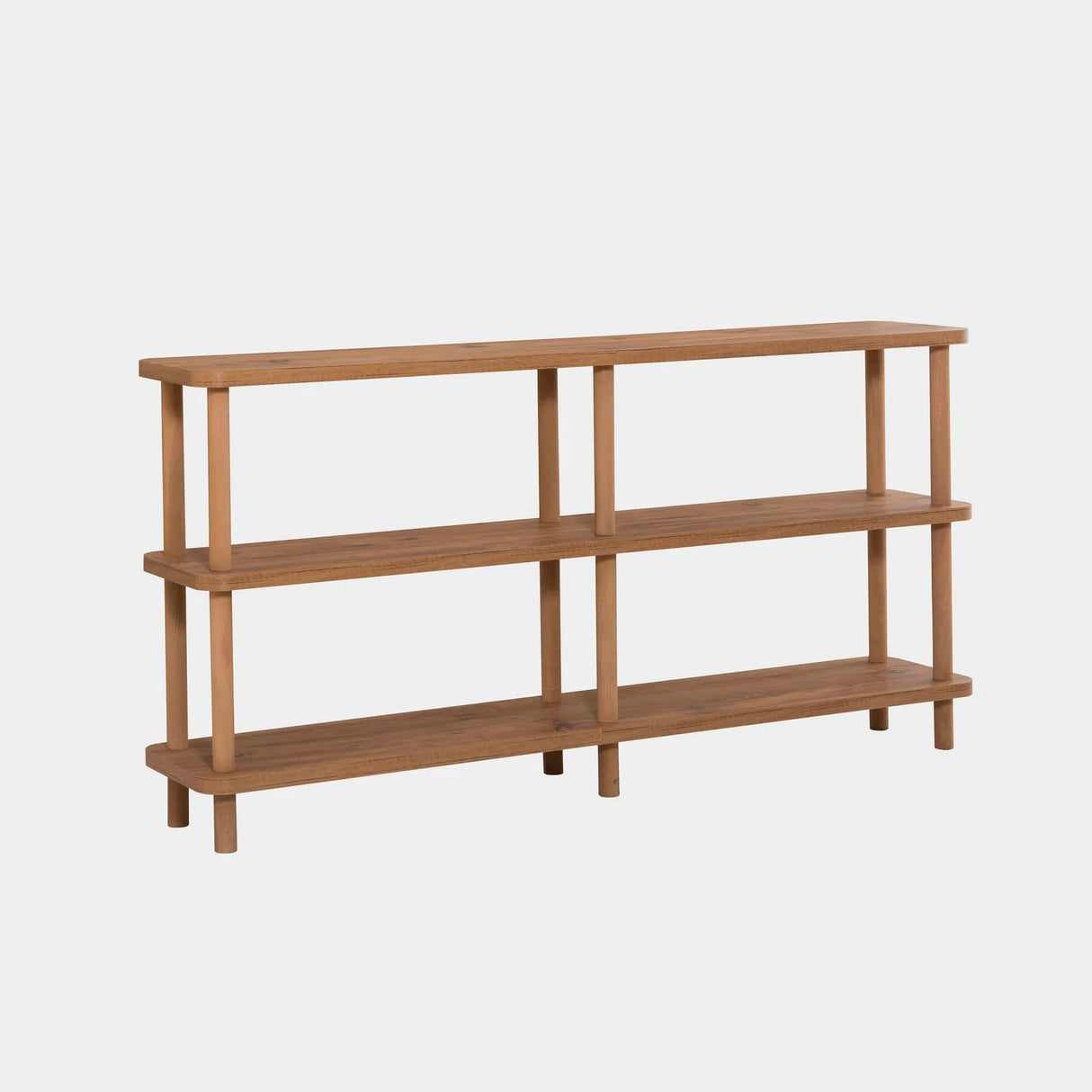 Regale Raca aus melaminbeschichteten Holz und Buche, 150×35×74.9 cm von Hanah Home – Bild 3