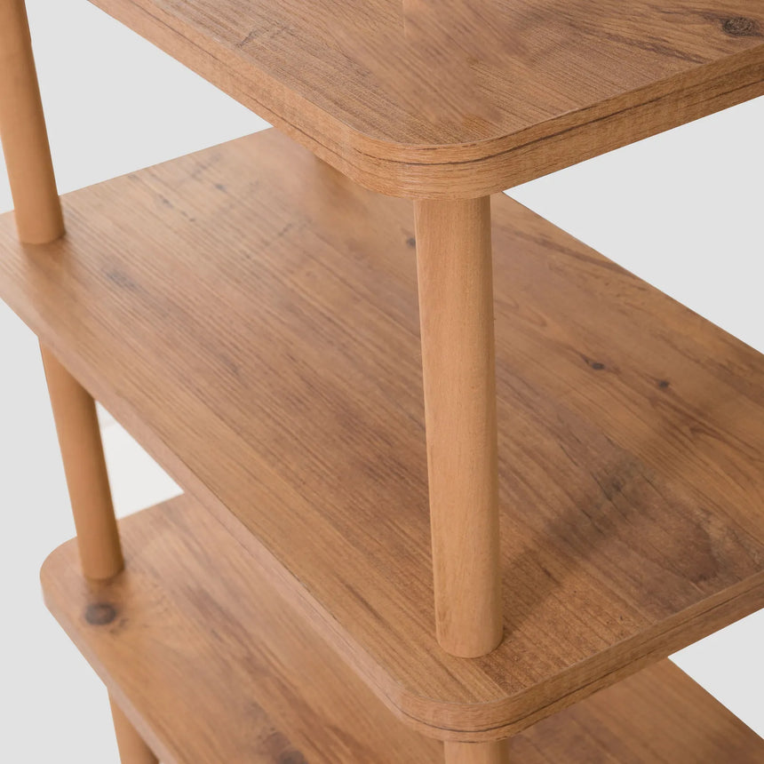 Regale Step aus melaminbeschichteten Holz und Buche, 80×28×75 cm von Hanah Home – Bild 2