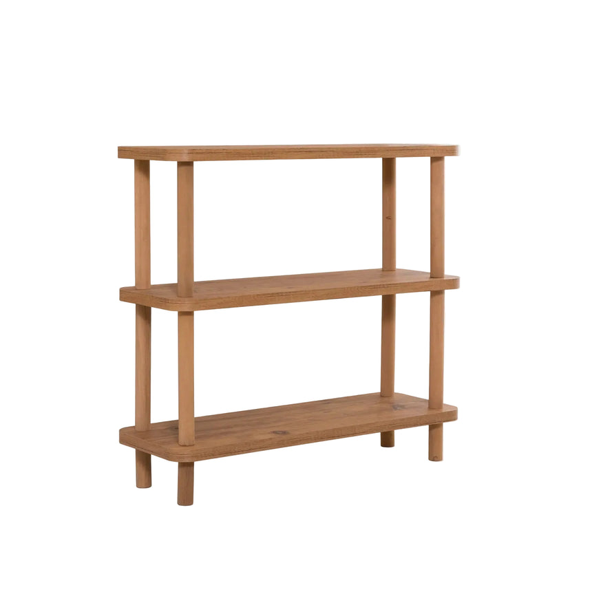 Regale Step aus melaminbeschichteten Holz und Buche, 80×28×75 cm von Hanah Home – Bild 3