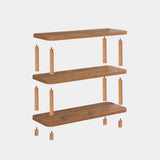 Regale Step aus melaminbeschichteten Holz und Buche, 80×28×75 cm von Hanah Home – Bild 4