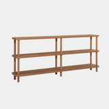 Regale Zen aus melaminbeschichteten Holz und Buche, 180×35×74 cm von Hanah Home – Bild 3