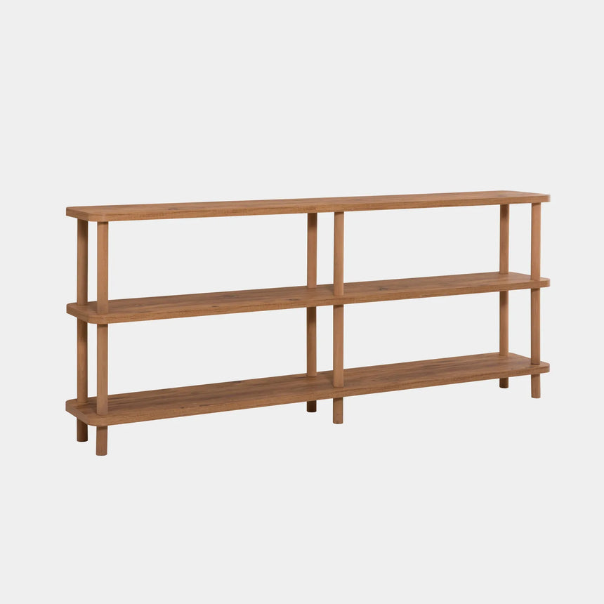 Regale Zen aus melaminbeschichteten Holz und Buche, 180×35×74 cm von Hanah Home – Bild 3