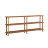 Regale Zen aus melaminbeschichteten Holz und Buche, 180×35×74 cm von Hanah Home – Bild 7