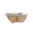 Runder Couchtisch Liya aus Glas und Holz 90Ø - ZEN ZONE Furniture