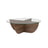 Runder Couchtisch Liya aus Glas und Holz 90Ø - ZEN ZONE Furniture