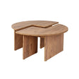 Runder Couchtisch Moira aus Holz 90Ø - ZEN ZONE Furniture