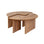 Runder Couchtisch Moira aus Holz 90Ø - ZEN ZONE Furniture