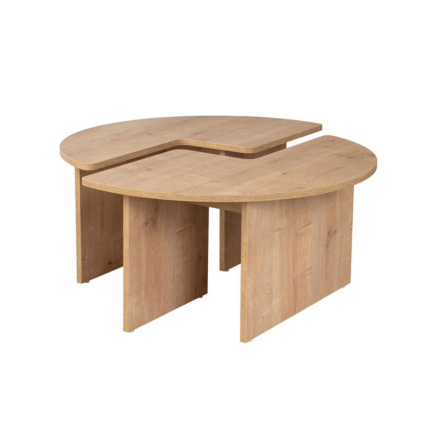 Runder Couchtisch Moira aus Holz 90Ø - ZEN ZONE Furniture