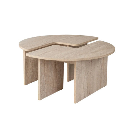 Runder Couchtisch Moira aus Holz 90Ø - ZEN ZONE Furniture