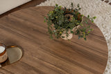 Runder Couchtisch Moira aus Holz in Walnuss 90Ø von Hanah Home – Bild 6