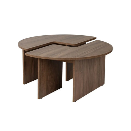 Runder Couchtisch Moira aus Holz 90Ø - ZEN ZONE Furniture