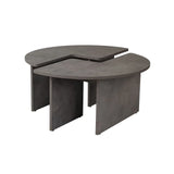 Runder Couchtisch Moira aus Holz 90Ø - ZEN ZONE Furniture