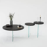 Runder Couchtisch Serenity aus Holz und gehärtetem Glas 70Ø von Hanah Home – Bild 8