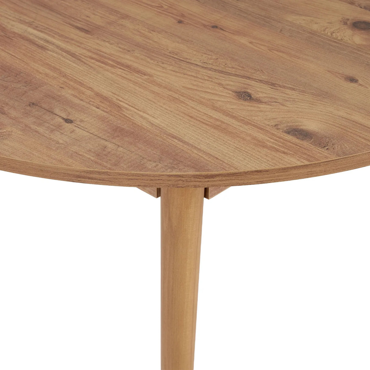 Runder Esstisch Viona aus melaminbeschichteten Holz, 100×100×75 cm von Hanah Home – Bild 8