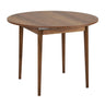 Runder Esstisch Viona aus melaminbeschichteten Holz in Barok Walnuss, 100×100×75 cm von Hanah Home – Bild 4