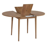 Runder Esstisch Viona aus melaminbeschichteten Holz in Kafkas Eiche, 100×100×75 cm von Hanah Home – Bild 6