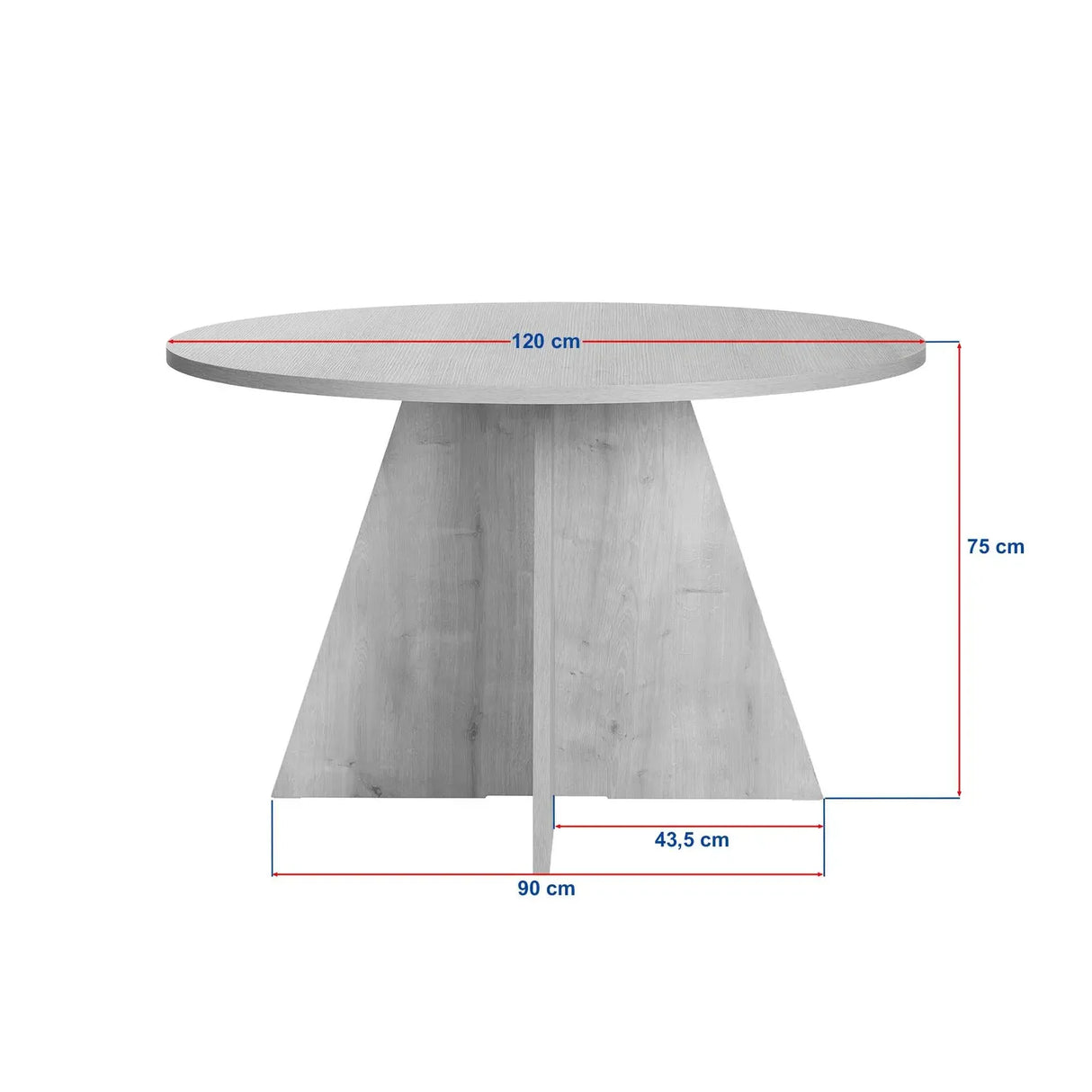 Runder Esstisch Virella aus Holz 120Ø - ZEN ZONE Furniture