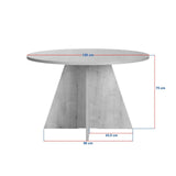 Runder Esstisch Virella aus Holz 120Ø - ZEN ZONE Furniture