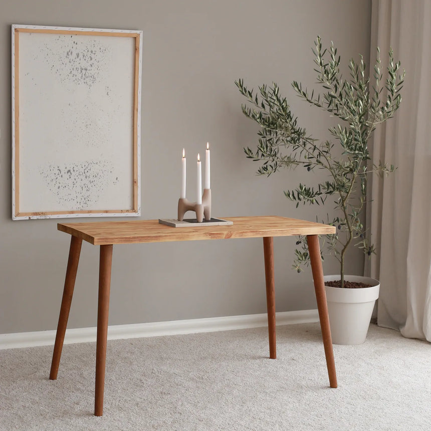 Schreibtisch Cozy aus massivem Kiefernholz, 110×60×73 cm von Hanah Home – Bild 2