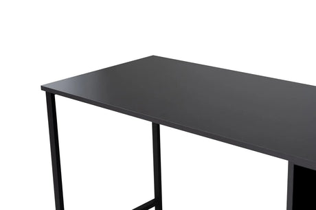 Schreibtisch Twin Study Desk aus Metall und melaminharzbeschichteten Holz in Anthrazit und Schwarz, 240×60×74 cm von Hanah Home – Bild 8