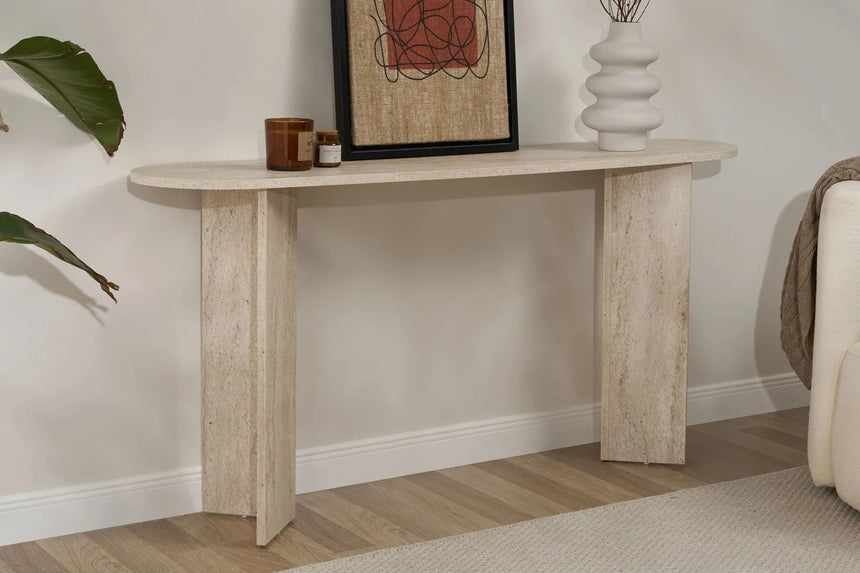Sideboard Sira aus melaminbeschichteten Holz, 150×35×75 cm von Hanah Home – Bild 2