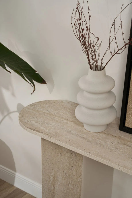 Sideboard Sira aus melaminbeschichteten Holz, 150×35×75 cm von Hanah Home – Bild 5