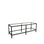 TV-Schrank Basic aus Metall und gehärtetem Glas, 130×40×45 cm von Hanah Home – Bild 7