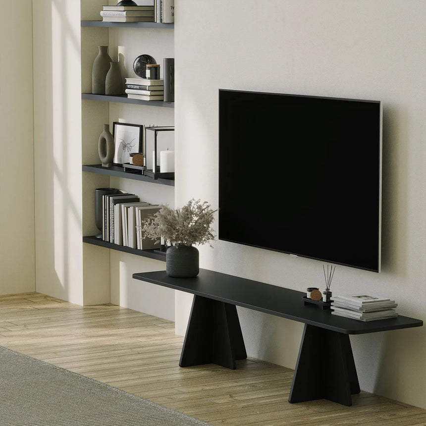 TV-Schrank Mushroom aus melaminharzbeschichteten Holz, 180×42×40 cm von Hanah Home – Bild 5