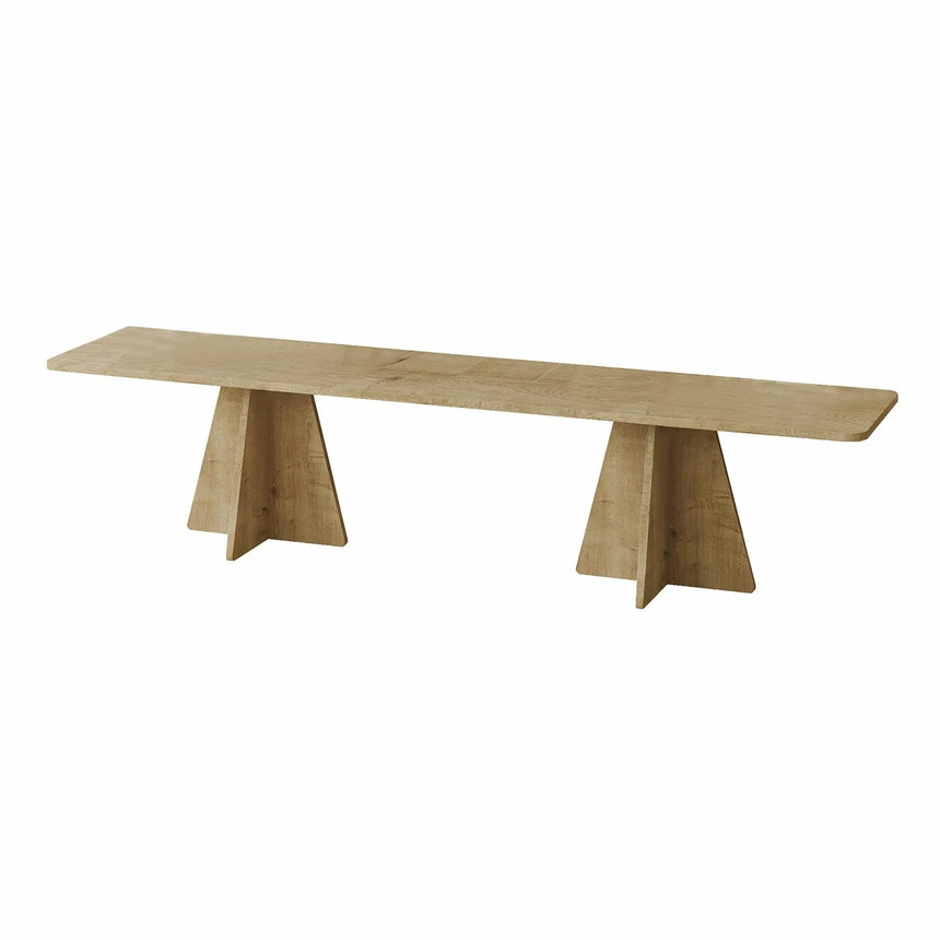 TV-Schrank Mushroom aus melaminharzbeschichteten Holz in Saphir-Eiche, 180×42×40 cm von Hanah Home – Bild 6