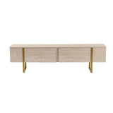 Meuble TV Serenity en bois mélaminé, 180×29,5×50 cm