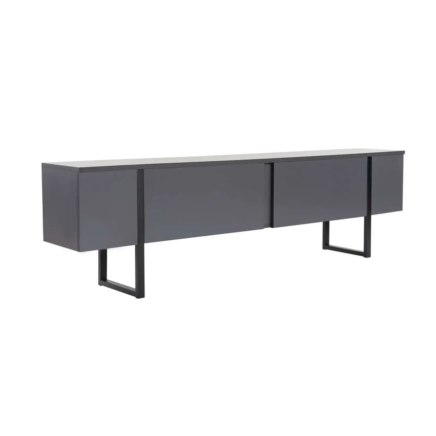 TV-Schrank Serenity aus melaminbeschichteten Holz, 180×29,5×50 cm - ZEN ZONE Furniture