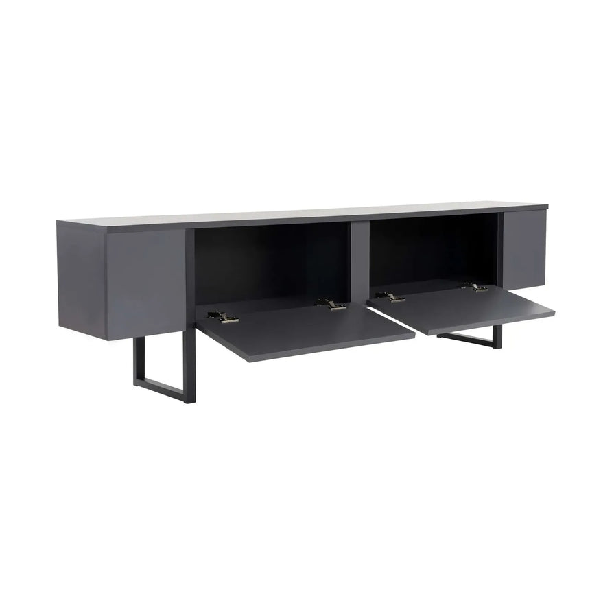 TV-Schrank Serenity aus melaminbeschichteten Holz, 180×29,5×50 cm - ZEN ZONE Furniture