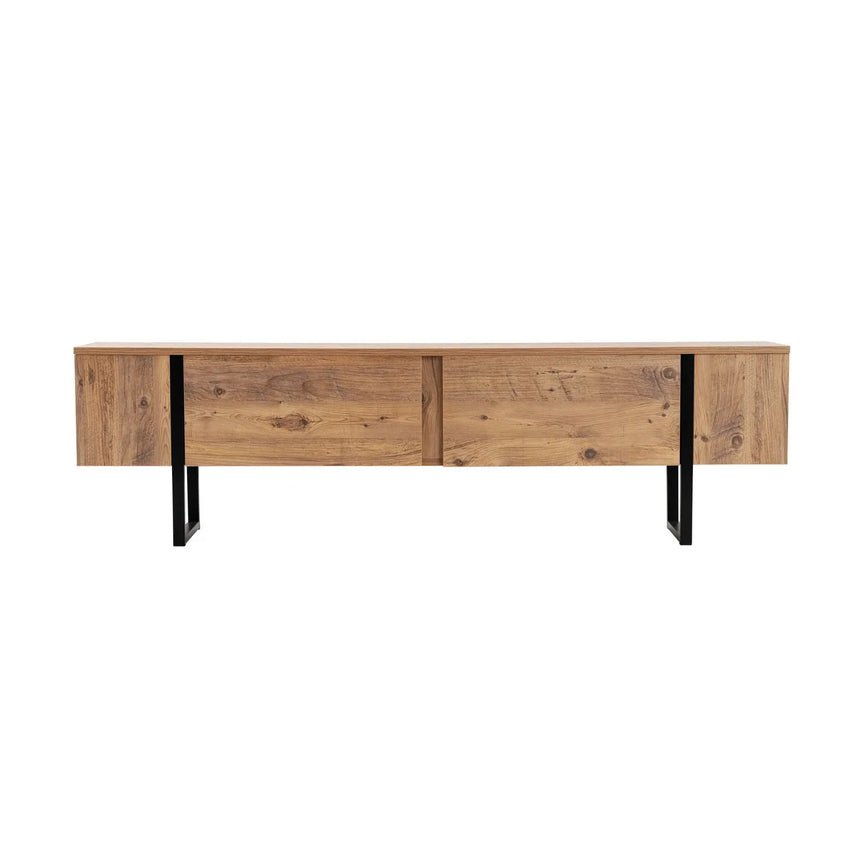 TV-Schrank Serenity aus melaminbeschichteten Holz, 180×29,5×50 cm - ZEN ZONE Furniture