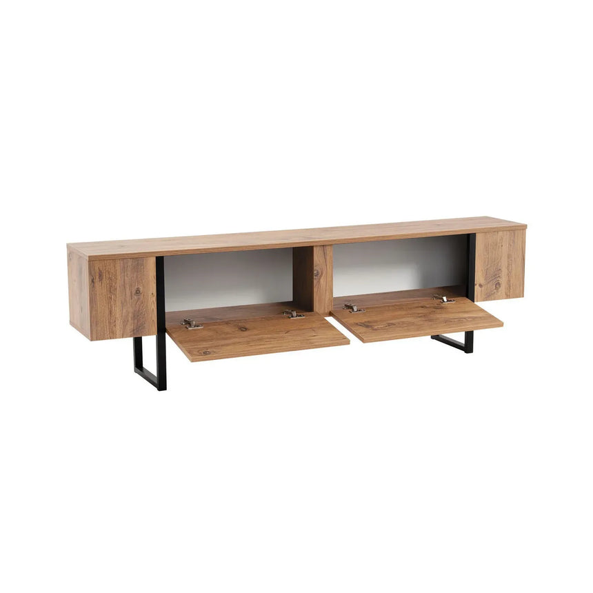 TV-Schrank Serenity aus melaminbeschichteten Holz, 180×29,5×50 cm - ZEN ZONE Furniture
